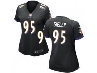 Zach Sieler Baltimore Ravens Women's Game Nike Jersey - Black