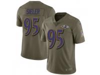 Zach Sieler Baltimore Ravens Youth Limited Salute to Service Nike Jersey - Green