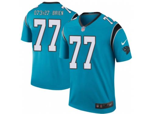 Kitt O'Brien Men's Carolina Panthers Nike Color Rush Jersey - Legend Vapor Untouchable Blue