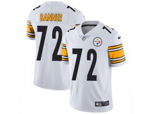 Limited Men's Zach Banner Pittsburgh Steelers Nike Vapor Untouchable Jersey - White