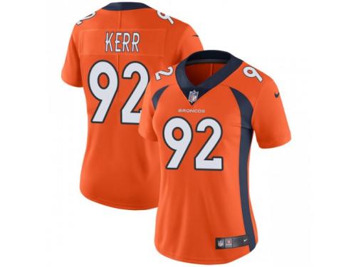 Limited Women's Zach Kerr Denver Broncos Nike Team Color Vapor Untouchable Jersey - Orange