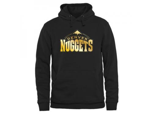 Men Denver Nuggets Gold Collection Pullover Hoodie Black
