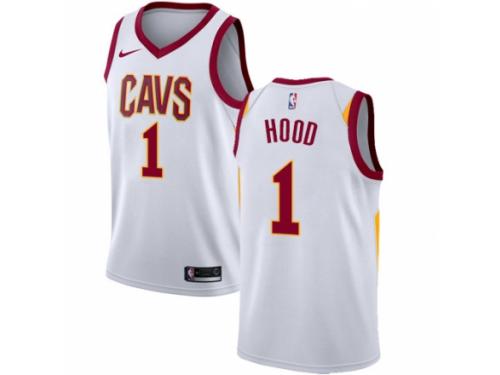 Men Nike Cleveland Cavaliers #1 Rodney Hood White NBA Jersey - Association Edition