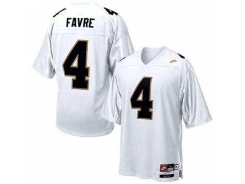 Men Nike Southern Mississippi Golden Eagles #4 Brett Favre White Authentic NCAA Jersey