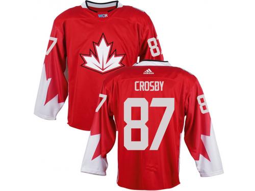 Men Team Canada #87 Sidney Crosby 2016 World Cup of Hockey Red Jerseys