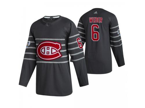 Montreal Canadiens #6 Shea Weber 2020 NHL All-Star Game Gray Jersey Men's