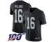 #16 Limited Tyrell Williams Black Football Home Men's Jersey Oakland Raiders Vapor Untouchable 100th Season