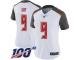 #9 Limited Matt Gay White Football Road Women's Jersey Tampa Bay Buccaneers Vapor Untouchable 100th Season