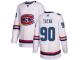 #90 Adidas Authentic Tomas Tatar Men's White NHL Jersey - Montreal Canadiens 2017 100 Classic
