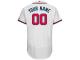 Atlanta Braves Majestic Flexbase Authentic Collection Custom Jersey - White