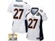 Game Duke Ihenacho WoMen Jersey - Denver Broncos #27 Road White Super Bowl 50 Bound Nike NFL
