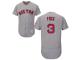 Grey Jimmie Foxx Men #3 Majestic MLB Boston Red Sox Flexbase Collection Jersey