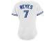 Majestic Jose Reyes Toronto Blue Jays Ladies Replica Player Jersey - White