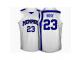 Men Nike Memphis Tigers #23 Derrick Rose White Basketball Authentic NCAA Jersey