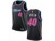 Men Nike Miami Heat #40 Udonis Haslem Black NBA Jersey - City Edition
