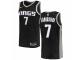 Men Nike Sacramento Kings #7 Skal Labissiere  Black NBA Jersey Statement Edition