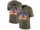 Men Nike Tampa Bay Buccaneers #63 Lee Roy Selmon Limited Olive/USA Flag 2017 Salute to Service NFL Jersey