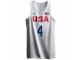 Men Nike Team USA #4 Jimmy Butler Authentic White 2016 Olympic Basketball Jersey