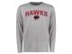 Men Saint Joseph Hawks Proud Mascot Long Sleeve T-Shirt - Ash