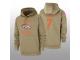 Men's 2019 Salute to Service John Elway Broncos Tan Sideline Therma Hoodie Denver Broncos