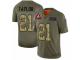 Men's Washington Redskins #21 Sean Taylor Limited Olive/Camo 2019 Salute to Service Football Jersey