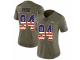 Women Nike Denver Broncos #94 Domata Peko Limited Olive/USA Flag 2017 Salute to Service NFL Jersey