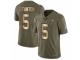 Youth Nike Arizona Cardinals #5 Drew Stanton Limited Olive/Gold 2017 Salute to Service NFL Jersey